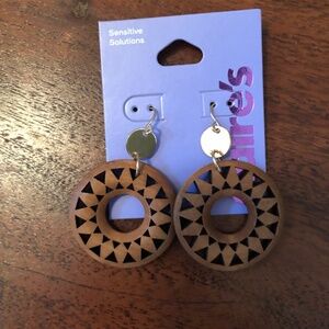 *Wood Earrings - NWT